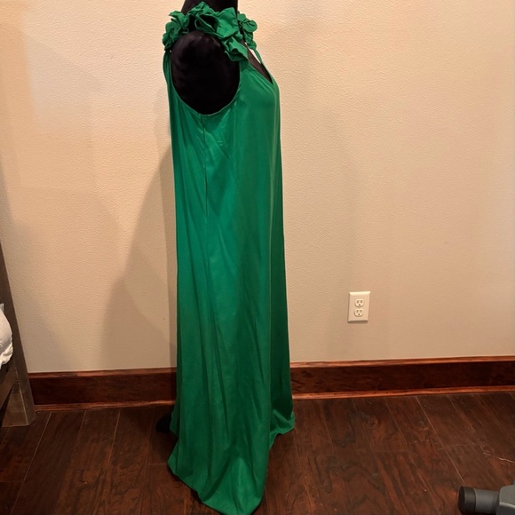 Vince Camuto Sleeveless Ruffled Strap Maxi Dress,Medium,Easter Summer Party Chic - Picture 6 of 11